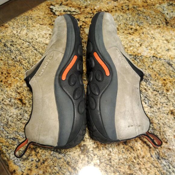 Merrell Men's Slip-On Shoes Grey Suede Loafers Jungle Moc Boulder US 11 J98931 - Picture 8 of 12